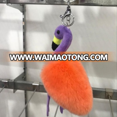 Hot explosion flamingo key chain