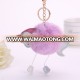 High Quality Wholesale Custom Cheap cute plush unicorn keychain