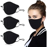 Amazon Custom  Black Mouth Mask Dust Mast Cover Anti-dust Cotton Face Mask for Men and Women